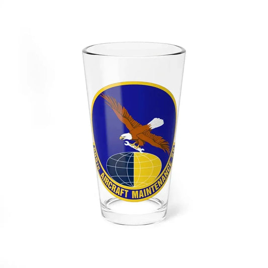 605 Aircraft Maintenance Squadron AMC (U.S. Air Force) Pint Glass 16oz 16oz - Go Mug Yourself