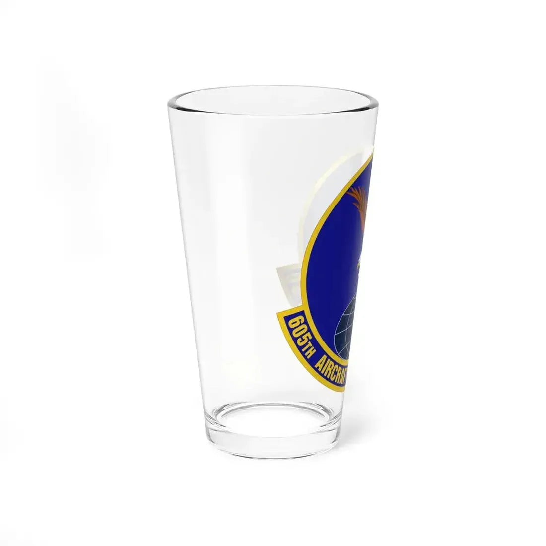605 Aircraft Maintenance Squadron AMC (U.S. Air Force) Pint Glass 16oz - Go Mug Yourself