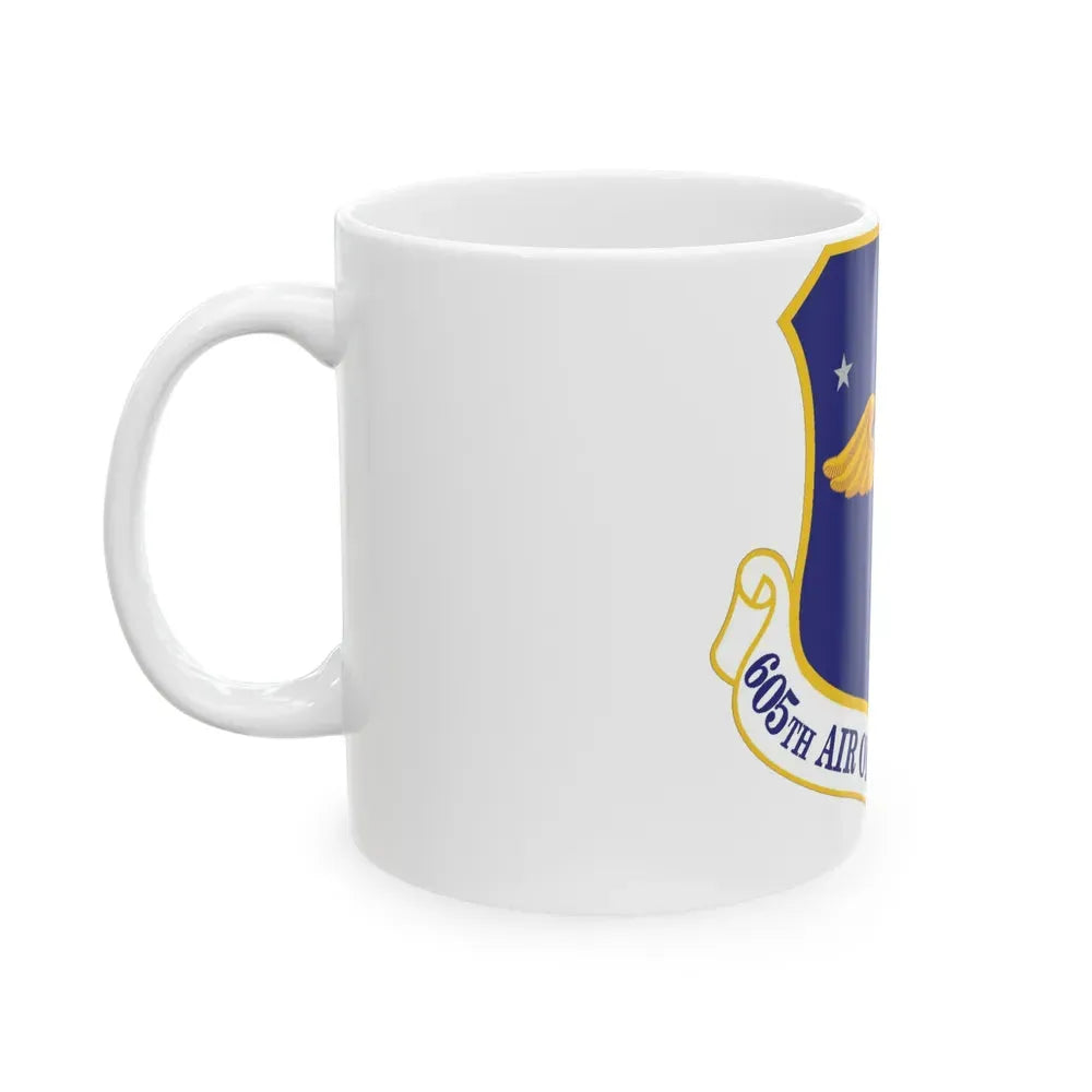 605th Air Operations Group (U.S. Air Force) White Coffee Mug - Go Mug Yourself