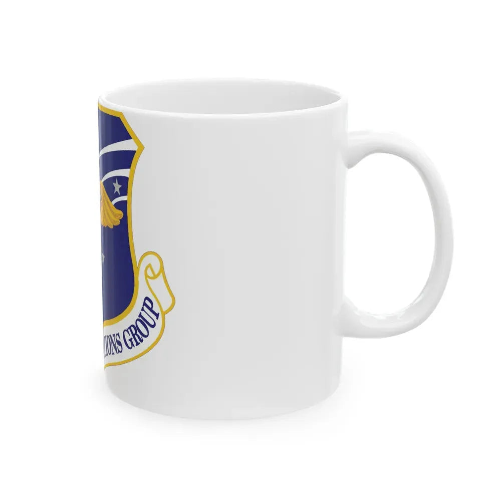 605th Air Operations Group (U.S. Air Force) White Coffee Mug - Go Mug Yourself
