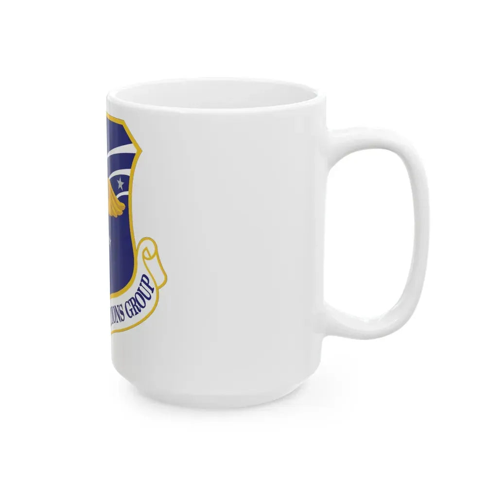 605th Air Operations Group (U.S. Air Force) White Coffee Mug - Go Mug Yourself