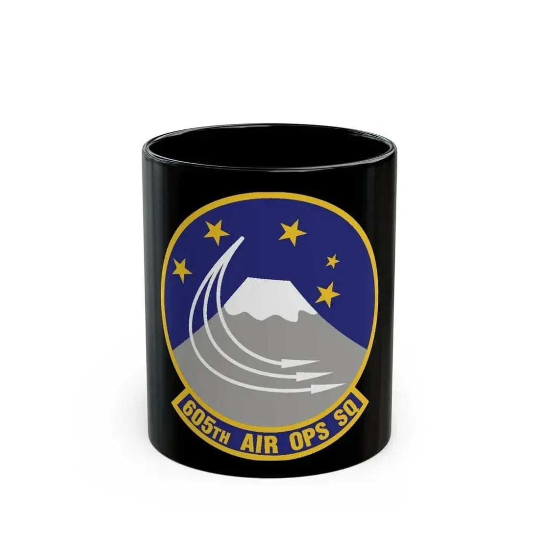 605th Air Operations Squadron (U.S. Air Force) Black Coffee Mug 11oz - Go Mug Yourself