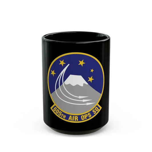 605th Air Operations Squadron (U.S. Air Force) Black Coffee Mug 15oz - Go Mug Yourself