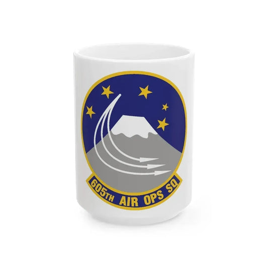 605th Air Operations Squadron (U.S. Air Force) White Coffee Mug 15oz - Go Mug Yourself