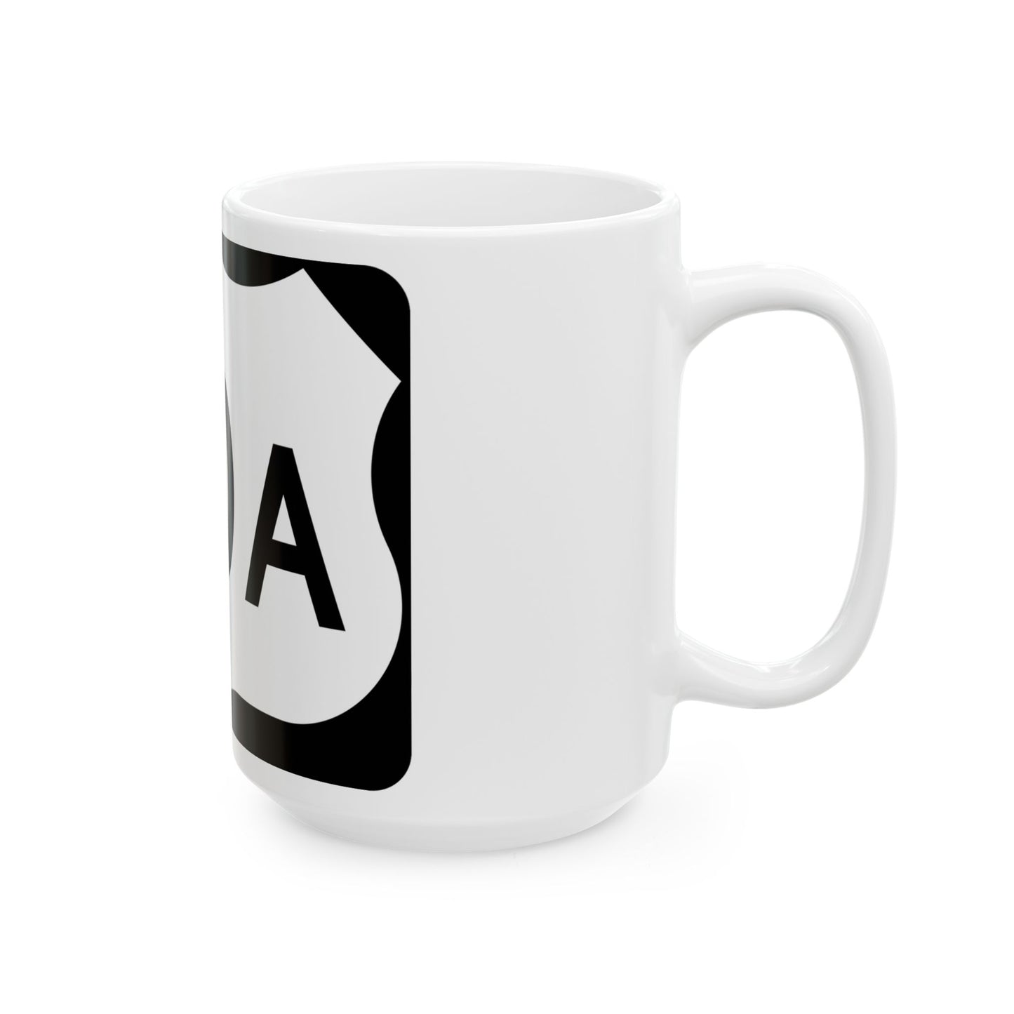 US 20A NY (New York) (Road Sign) White Coffee Mug