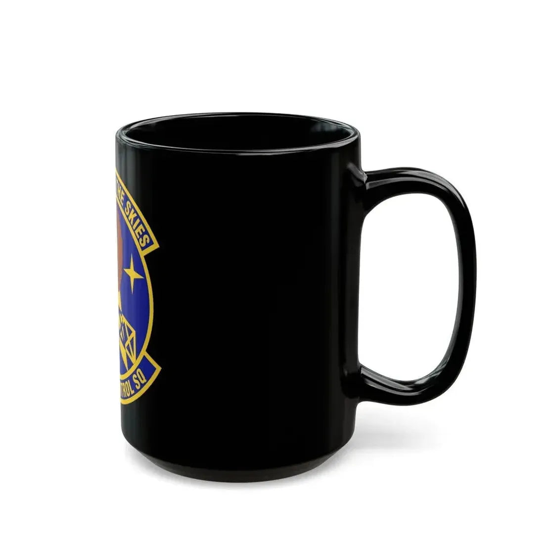 606th Air Control Squadron (U.S. Air Force) Black Coffee Mug - Go Mug Yourself