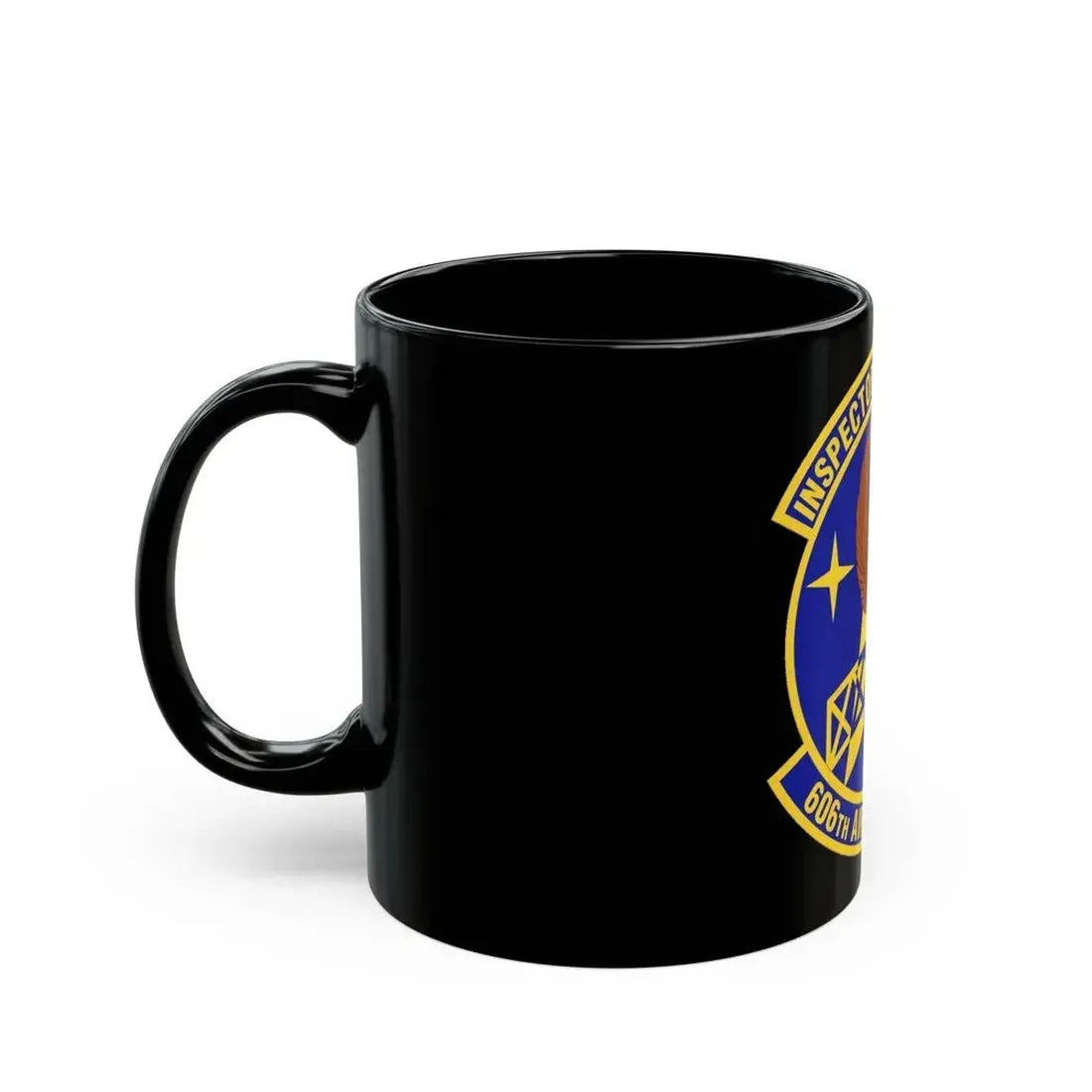 606th Air Control Squadron (U.S. Air Force) Black Coffee Mug - Go Mug Yourself