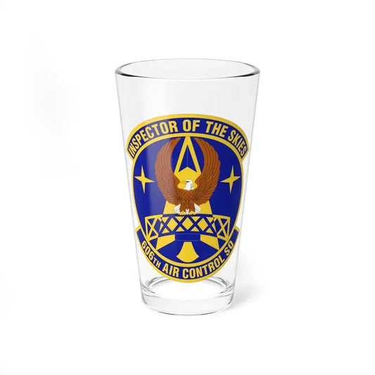 606th Air Control Squadron (U.S. Air Force) Pint Glass 16oz 16oz - Go Mug Yourself
