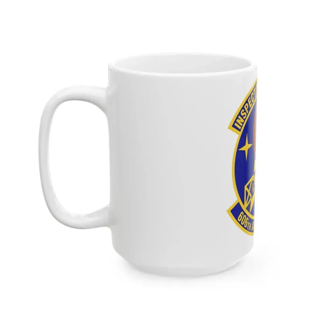 606th Air Control Squadron (U.S. Air Force) White Coffee Mug - Go Mug Yourself