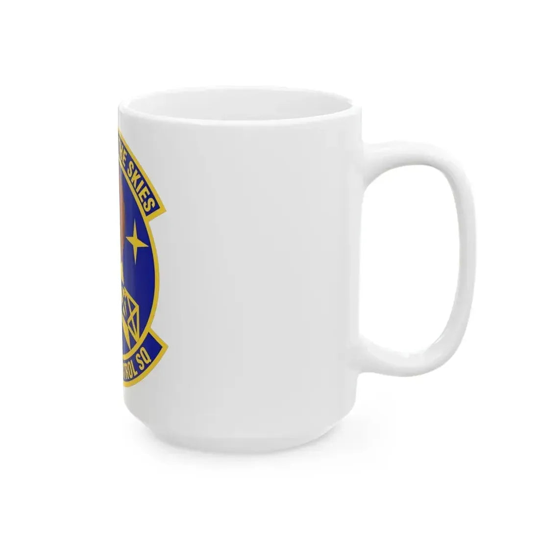 606th Air Control Squadron (U.S. Air Force) White Coffee Mug - Go Mug Yourself