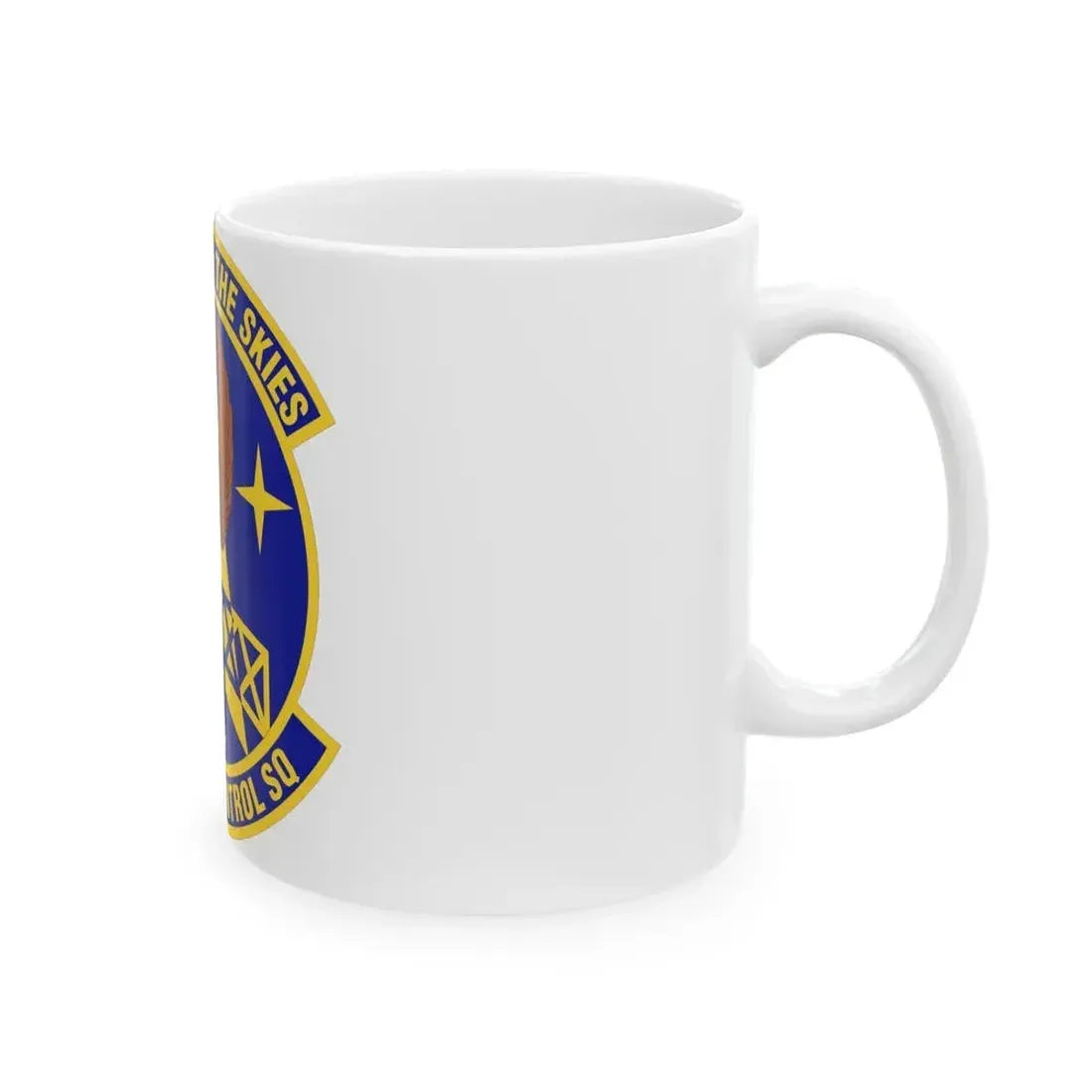 606th Air Control Squadron (U.S. Air Force) White Coffee Mug - Go Mug Yourself