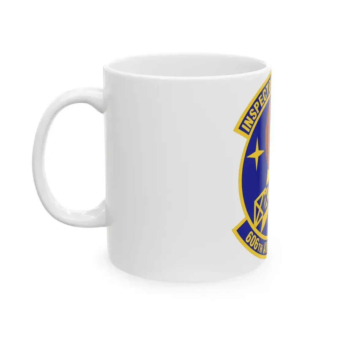 606th Air Control Squadron (U.S. Air Force) White Coffee Mug - Go Mug Yourself