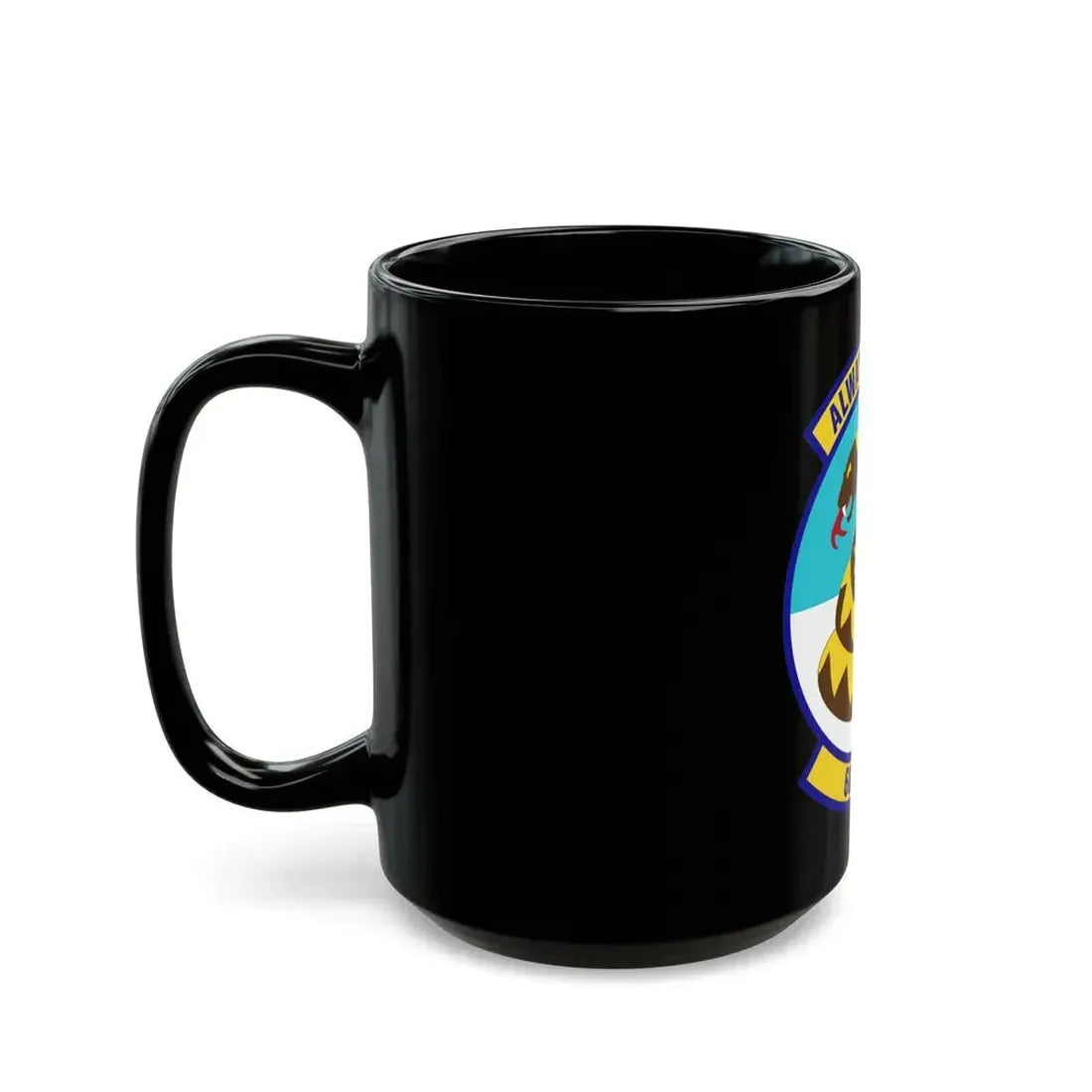 607th Air Control Squadron (U.S. Air Force) Black Coffee Mug - Go Mug Yourself