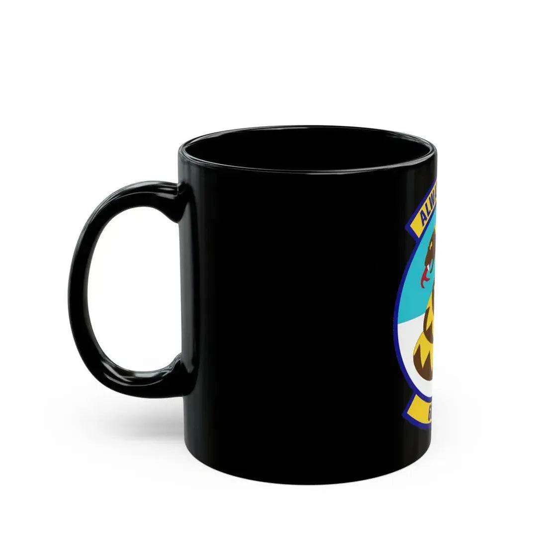607th Air Control Squadron (U.S. Air Force) Black Coffee Mug - Go Mug Yourself