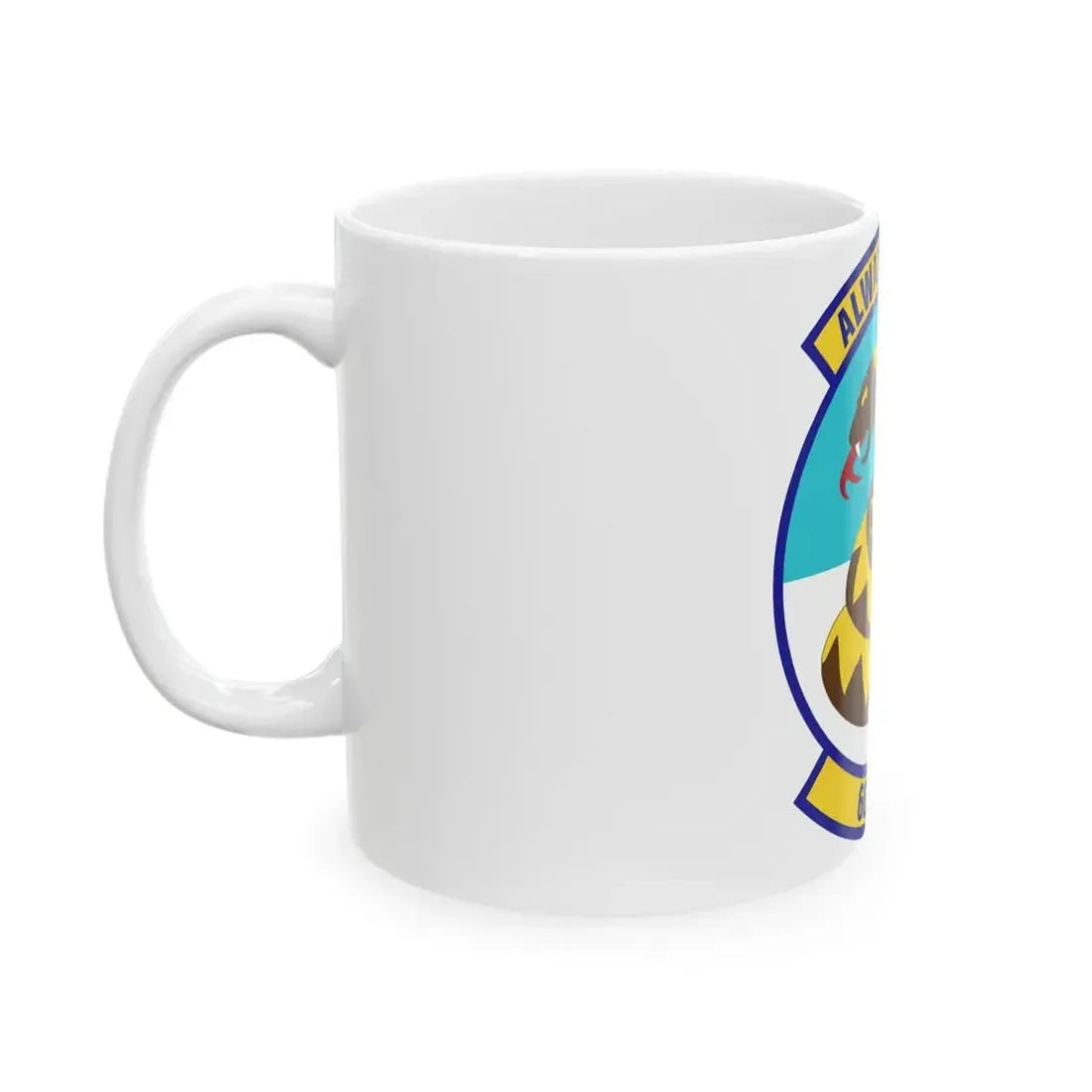 607th Air Control Squadron (U.S. Air Force) White Coffee Mug - Go Mug Yourself