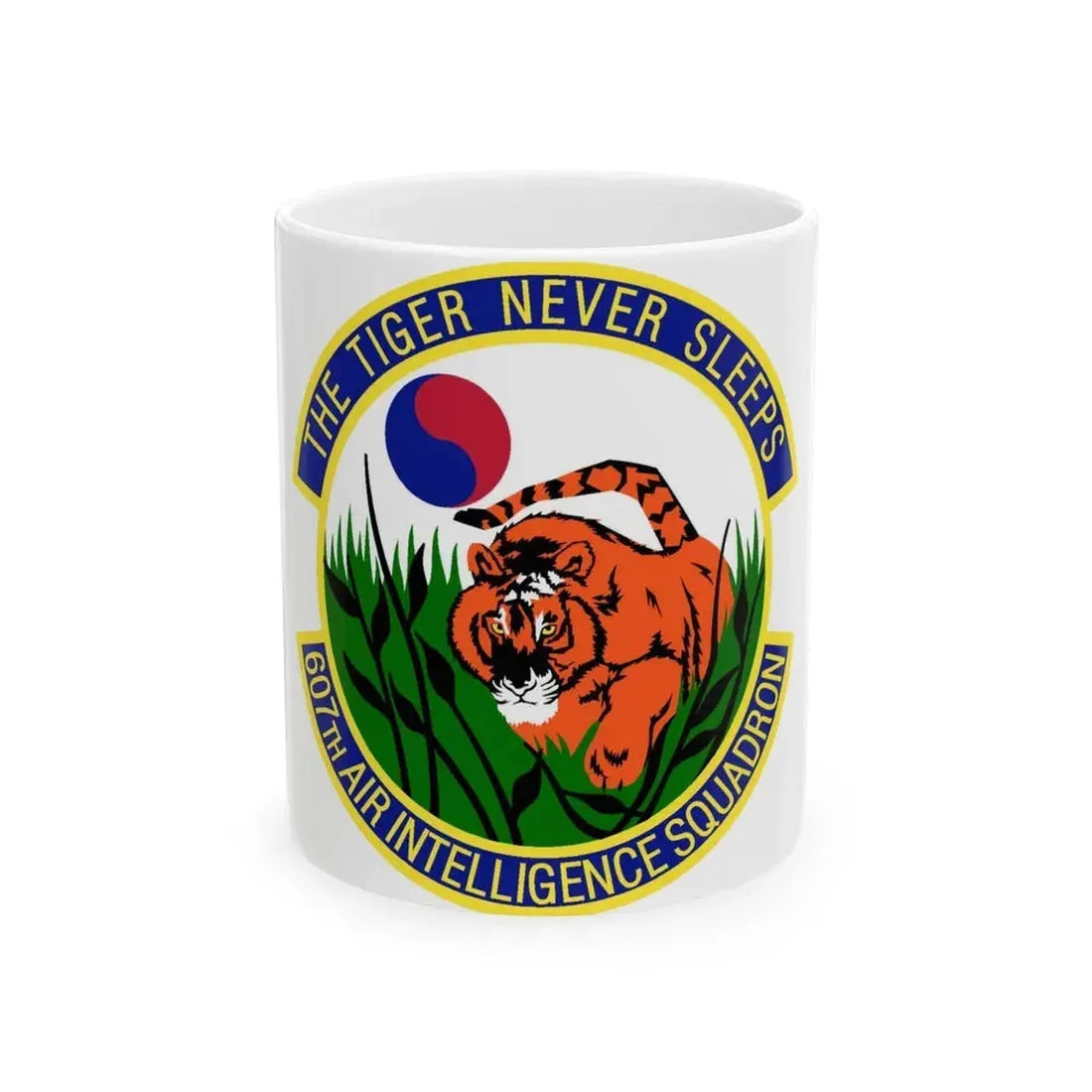 607th Air Intelligence Squadron (U.S. Air Force) White Coffee Mug 11oz - Go Mug Yourself
