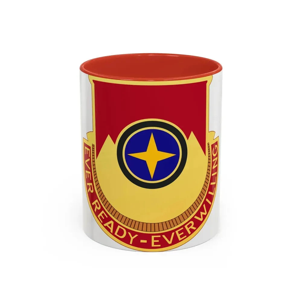 607th Armored Field Artillery Battalion (U.S. Army) Accent Coffee Mug 11oz Red - Go Mug Yourself