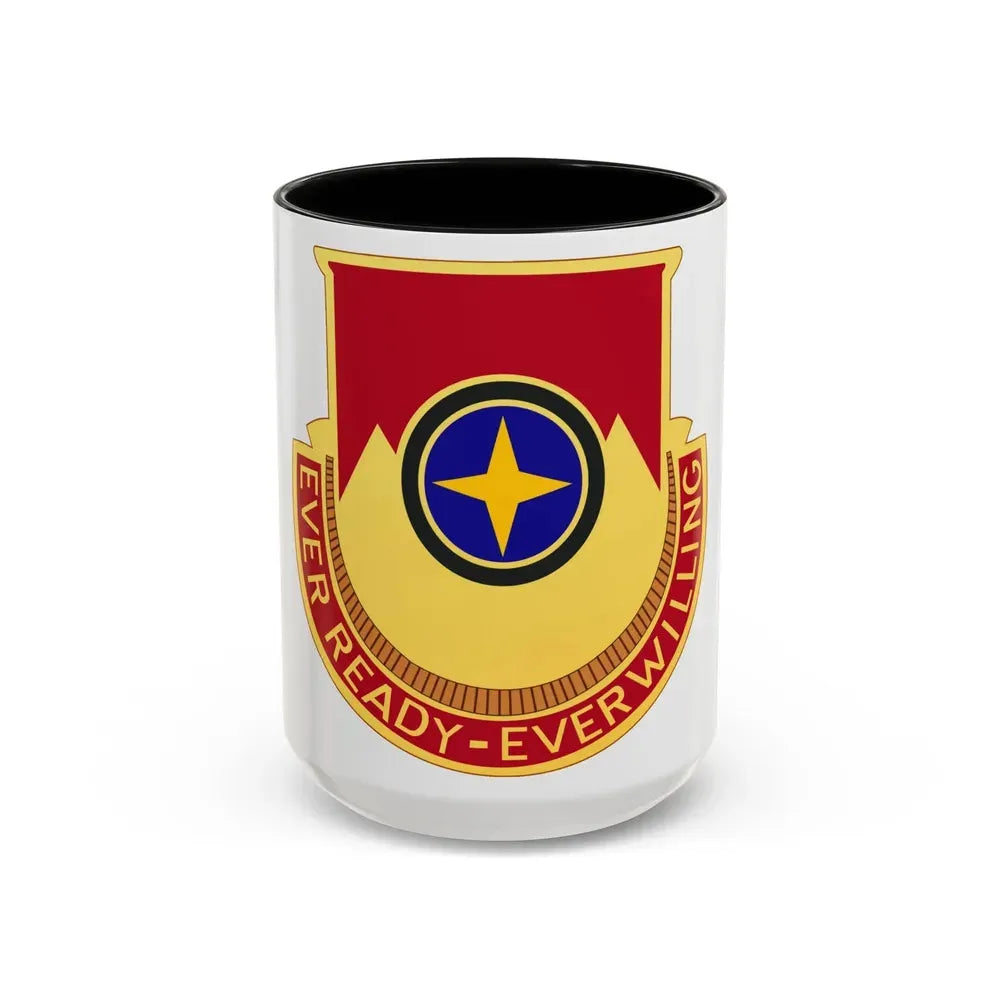 607th Armored Field Artillery Battalion (U.S. Army) Accent Coffee Mug 15oz Black - Go Mug Yourself