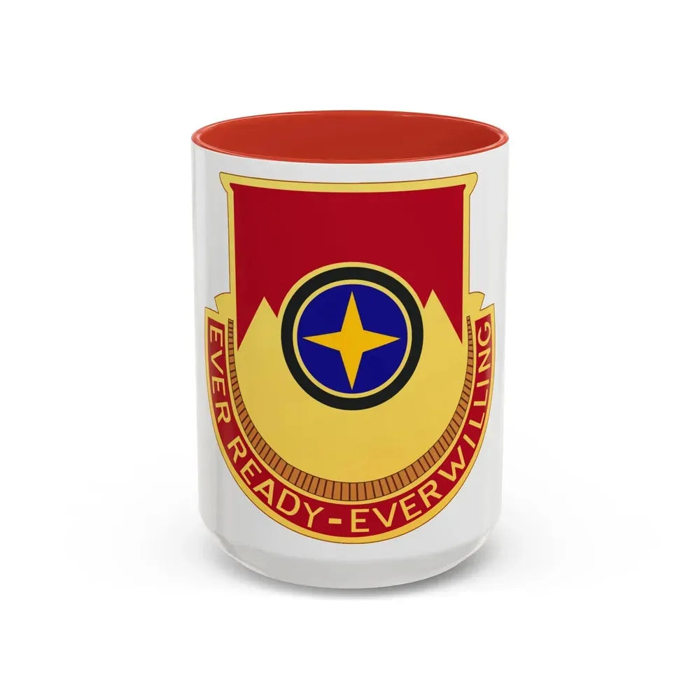 607th Armored Field Artillery Battalion (U.S. Army) Accent Coffee Mug 15oz Red - Go Mug Yourself