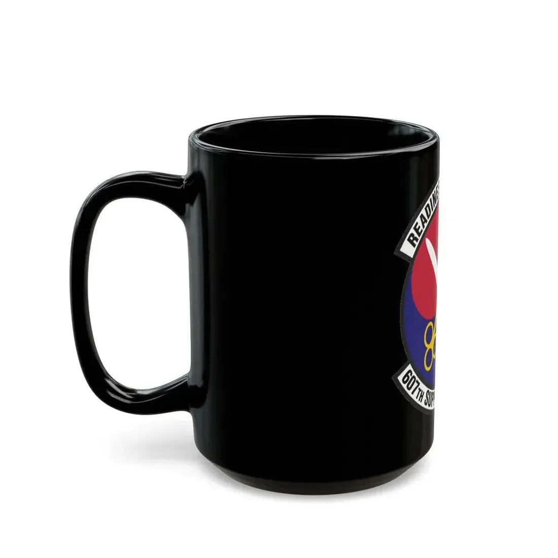 607th Support Squadron (U.S. Air Force) Black Coffee Mug - Go Mug Yourself