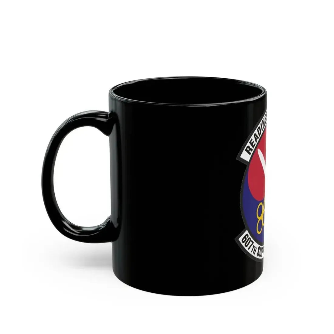 607th Support Squadron (U.S. Air Force) Black Coffee Mug - Go Mug Yourself