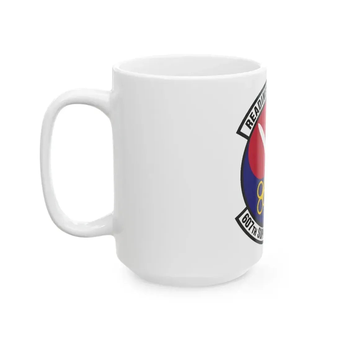 607th Support Squadron (U.S. Air Force) White Coffee Mug - Go Mug Yourself