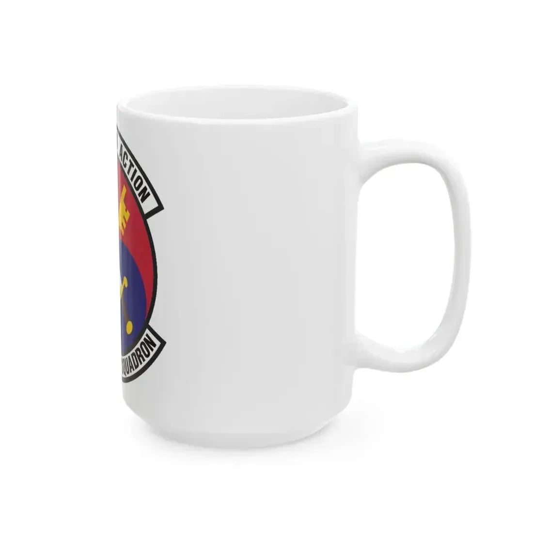 607th Support Squadron (U.S. Air Force) White Coffee Mug - Go Mug Yourself