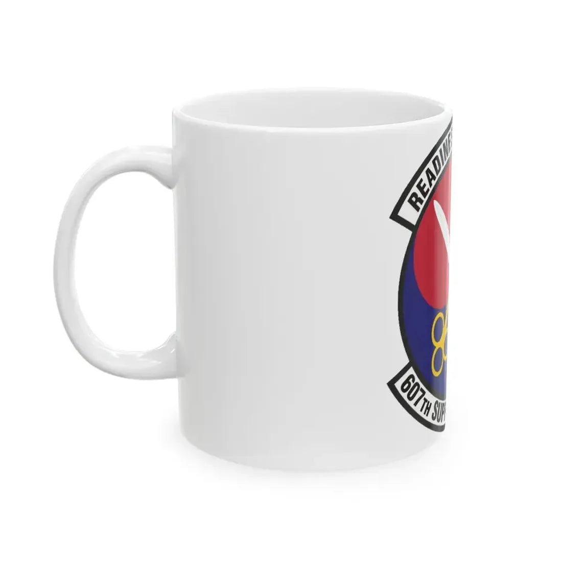 607th Support Squadron (U.S. Air Force) White Coffee Mug - Go Mug Yourself