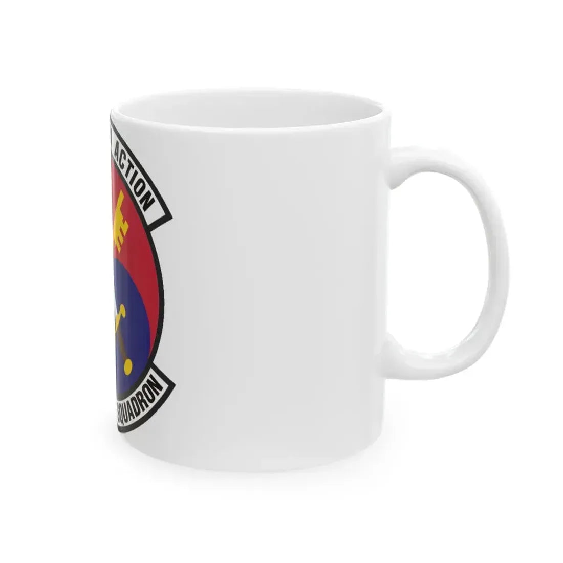 607th Support Squadron (U.S. Air Force) White Coffee Mug - Go Mug Yourself