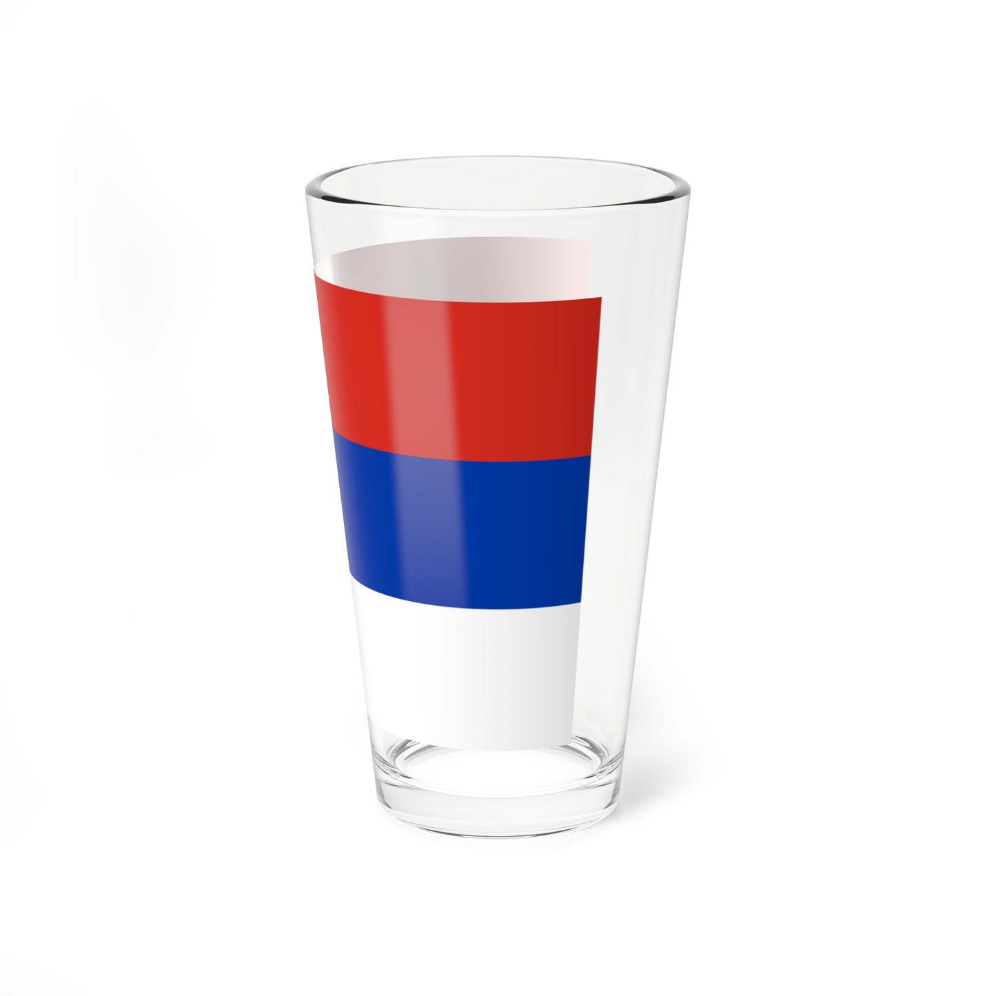 Flag of Russia upside down (Russia) Pint Glass 16oz