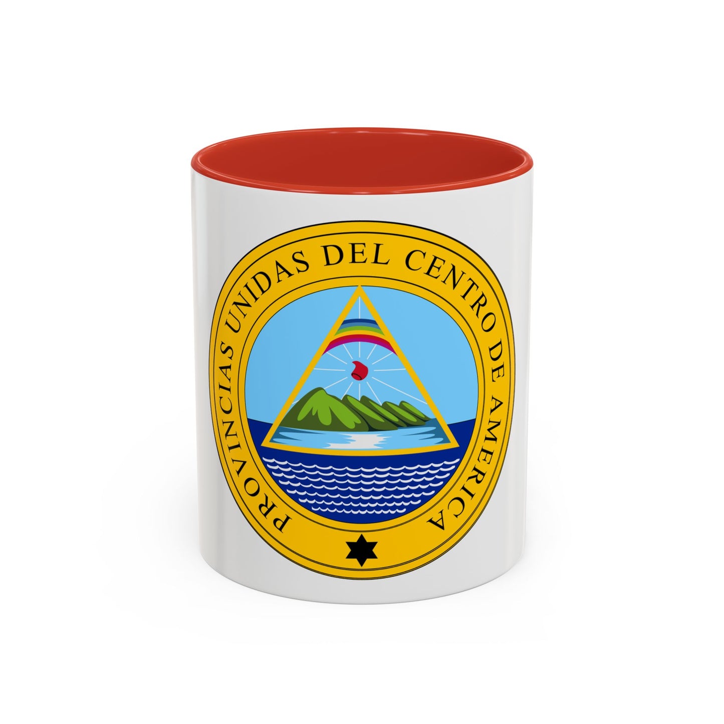 Coat of arms of the United Provinces of Central America - Accent Coffee Mug