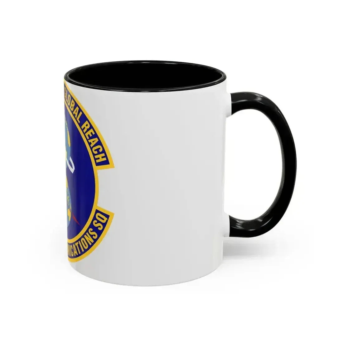 608th Air Communications Squadron (U.S. Air Force) Accent Coffee Mug - Go Mug Yourself