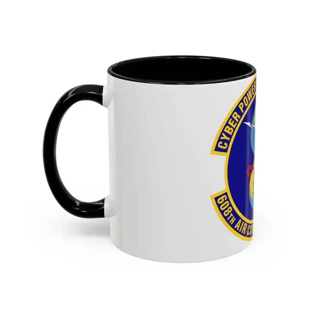 608th Air Communications Squadron (U.S. Air Force) Accent Coffee Mug - Go Mug Yourself
