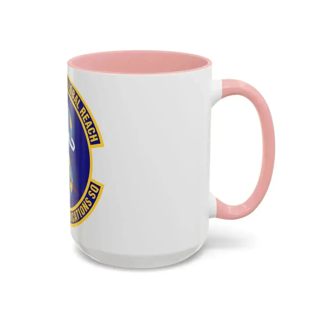 608th Air Communications Squadron (U.S. Air Force) Accent Coffee Mug - Go Mug Yourself