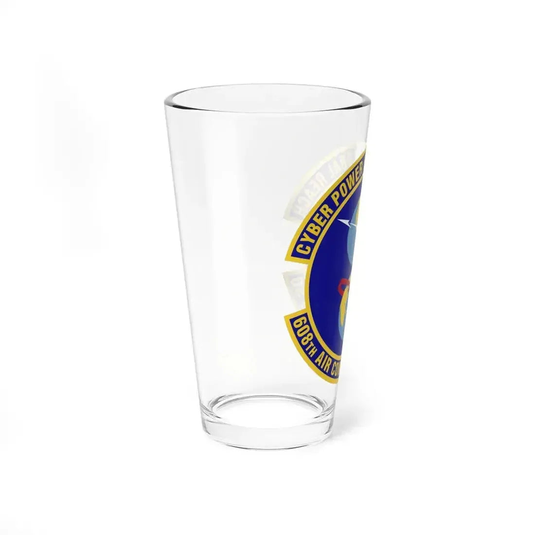 608th Air Communications Squadron (U.S. Air Force) Pint Glass 16oz - Go Mug Yourself