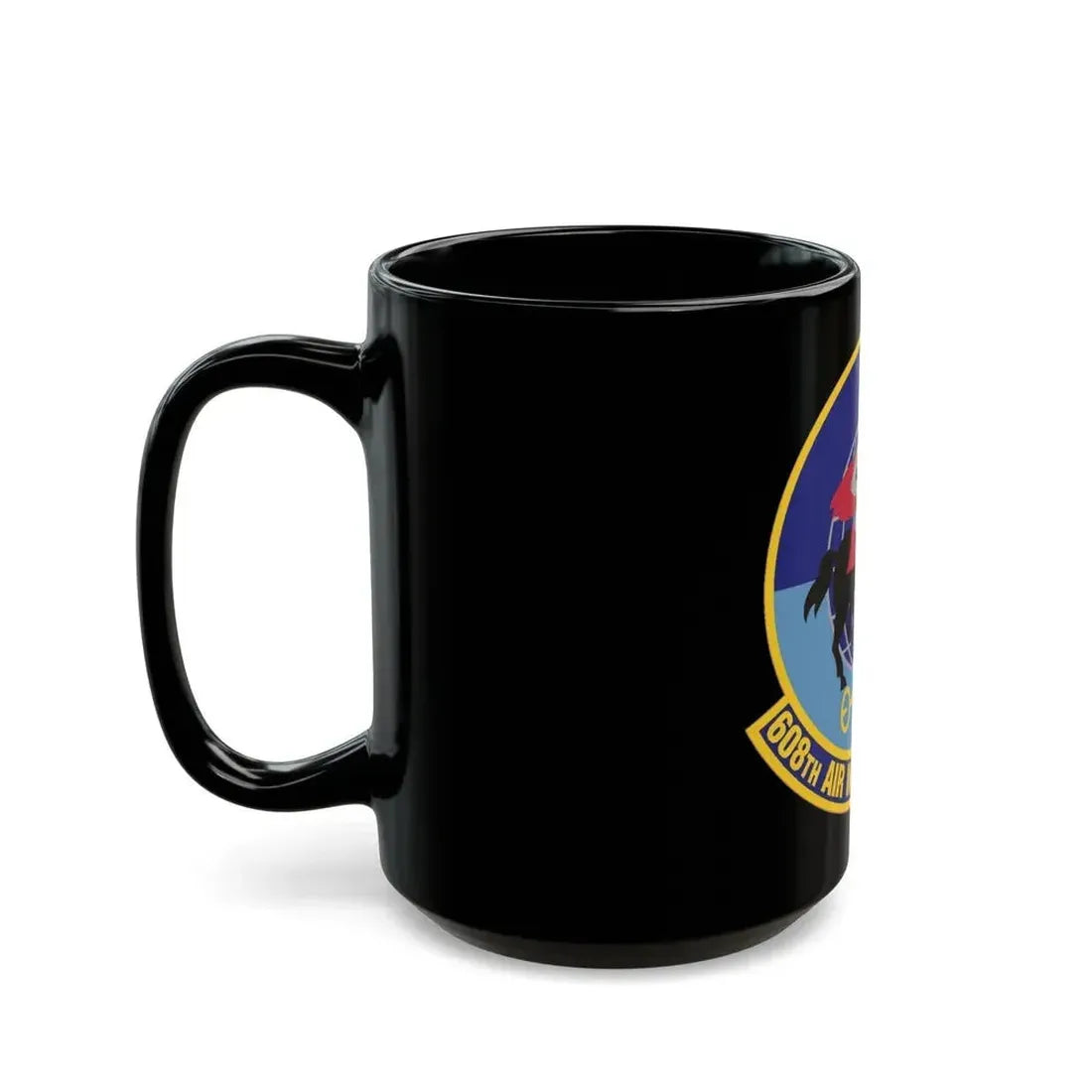 608th Air Intelligence Squadron (U.S. Air Force) Black Coffee Mug - Go Mug Yourself