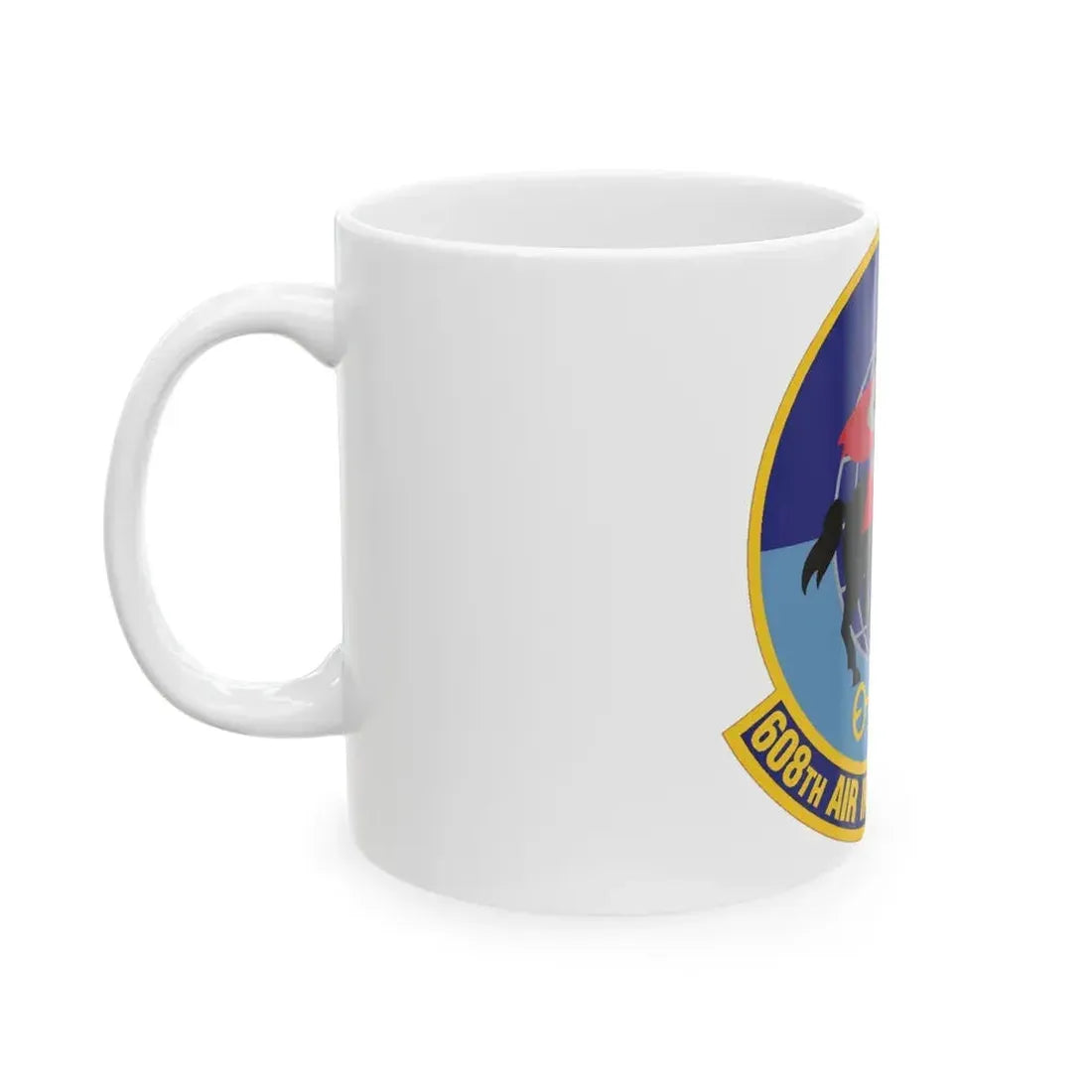 608th Air Intelligence Squadron (U.S. Air Force) White Coffee Mug - Go Mug Yourself