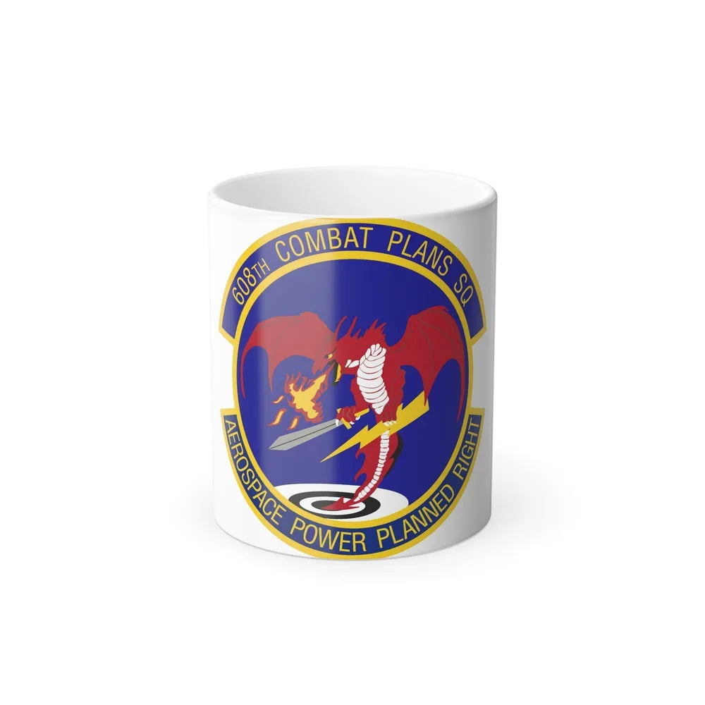 608th Combat Plans Squadron (U.S. Air Force) Color Changing Mug-11oz-Go Mug Yourself