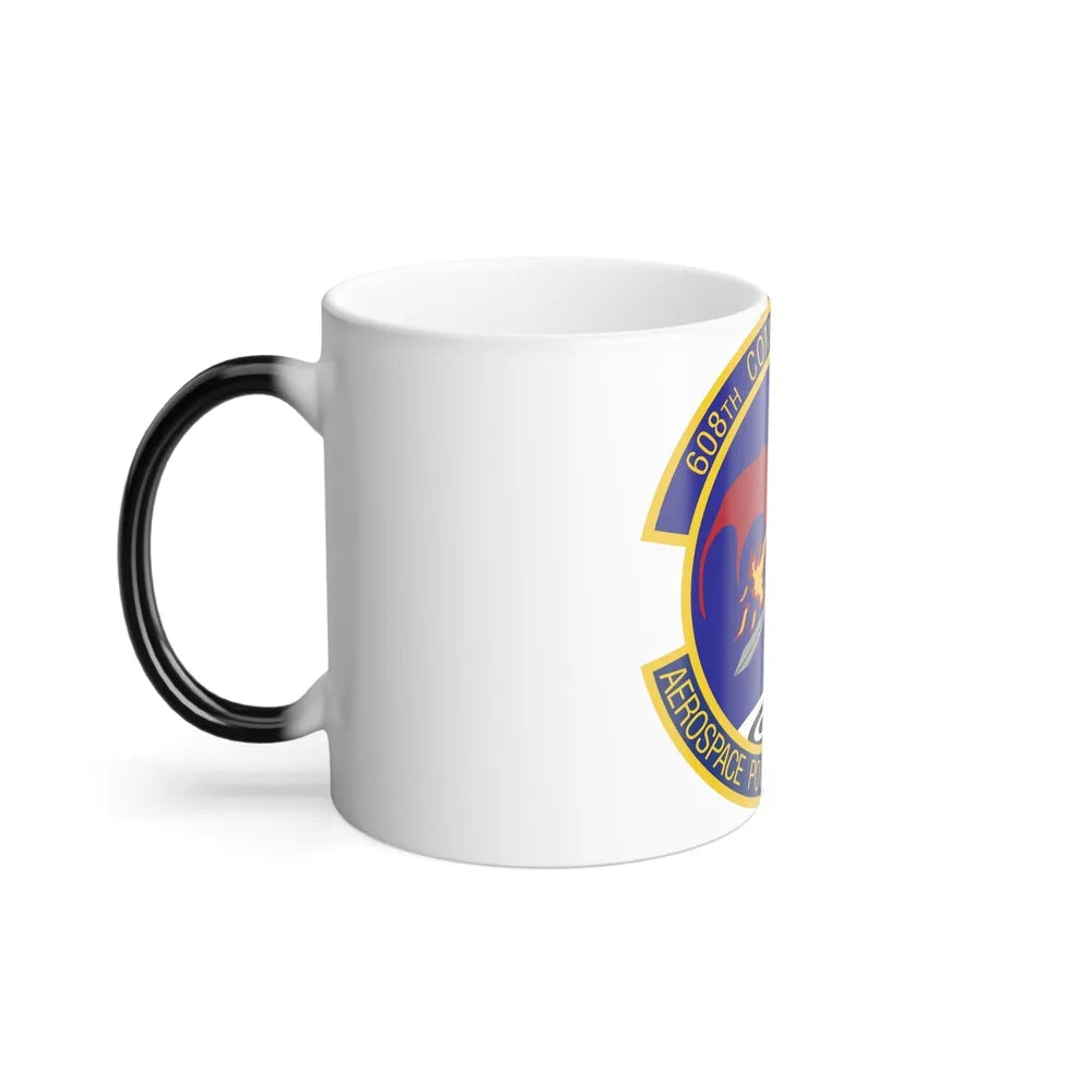 608th Combat Plans Squadron (U.S. Air Force) Color Changing Mug-Go Mug Yourself