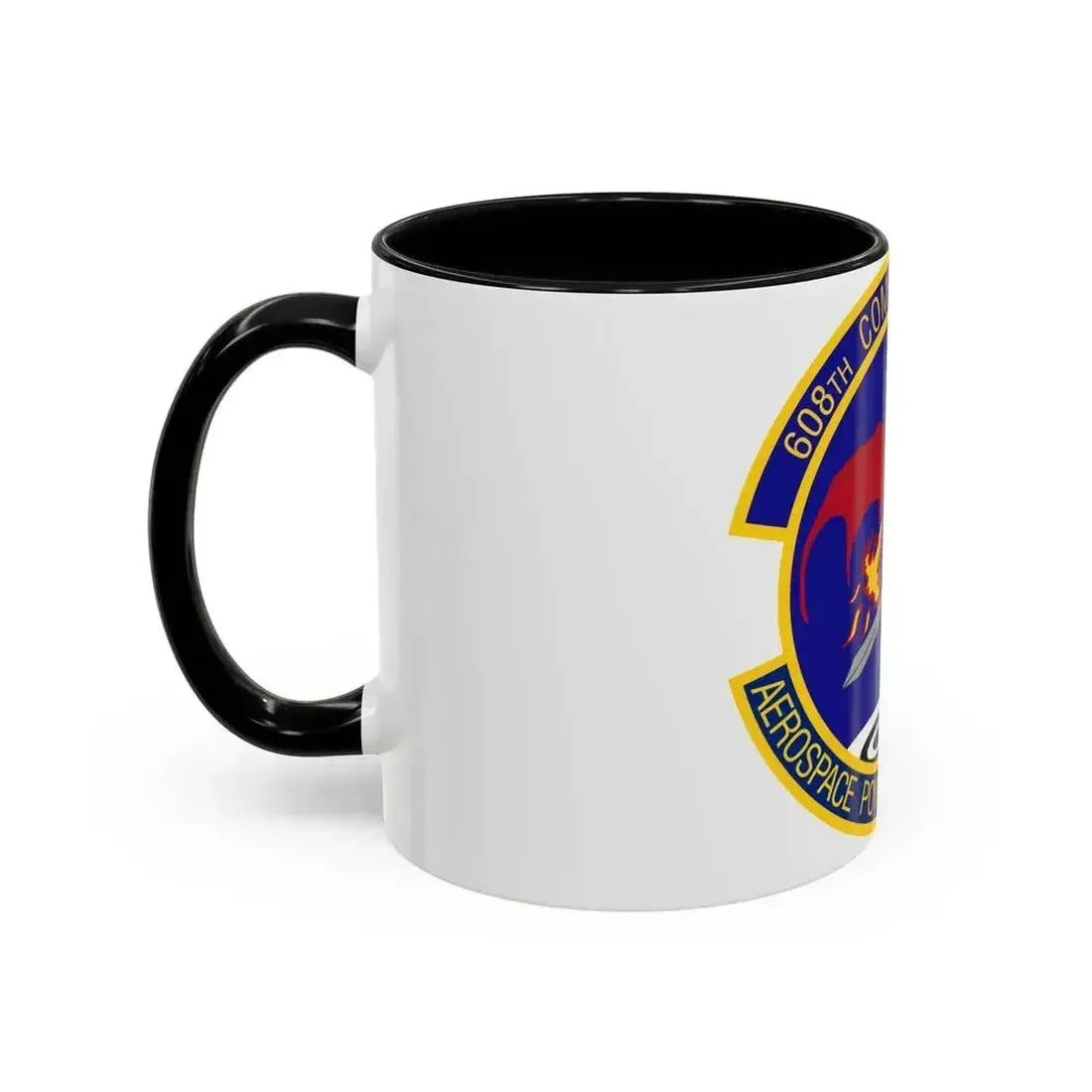 608th Combat Plans Squadron (U.S. Air Force) Accent Coffee Mug - Go Mug Yourself