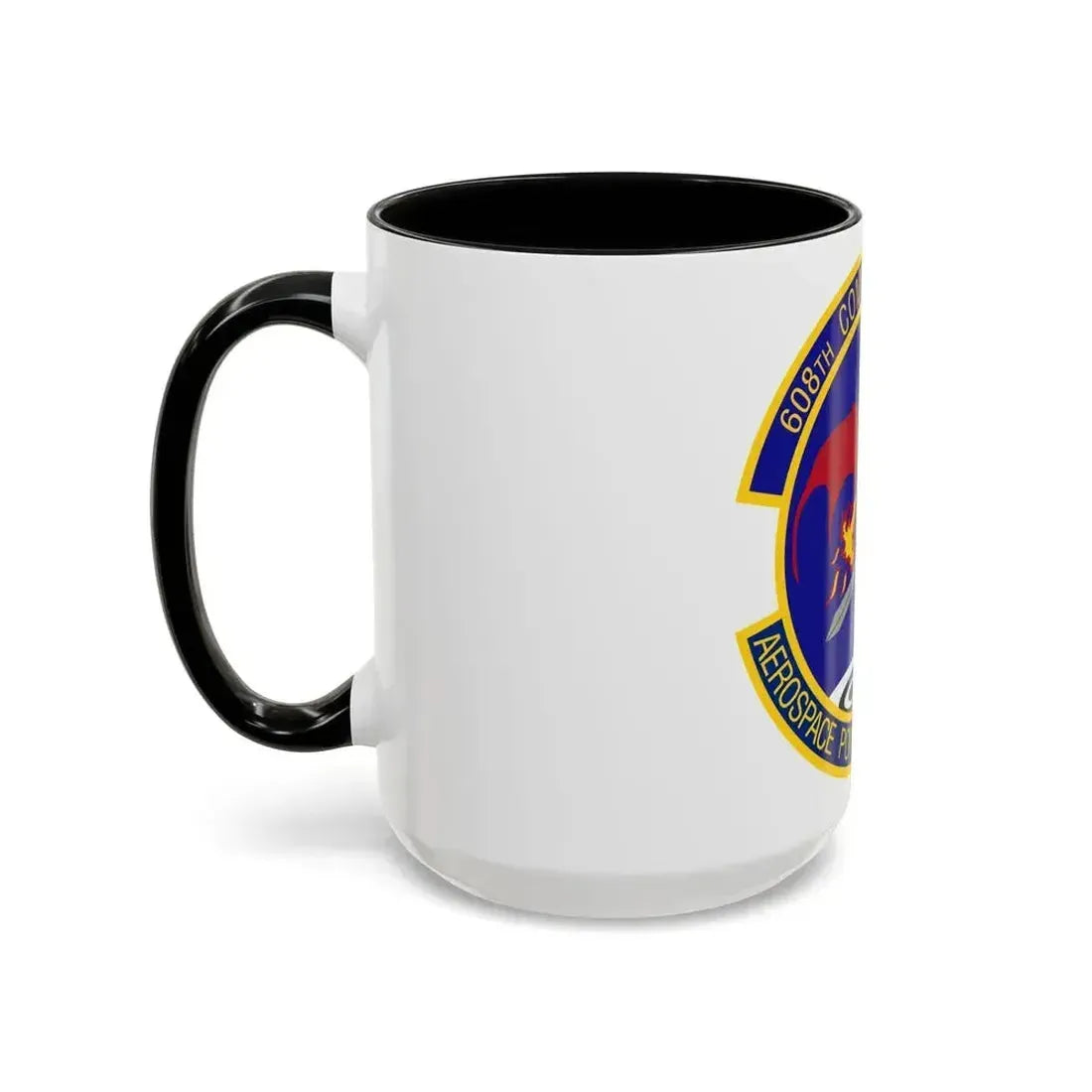 608th Combat Plans Squadron (U.S. Air Force) Accent Coffee Mug - Go Mug Yourself