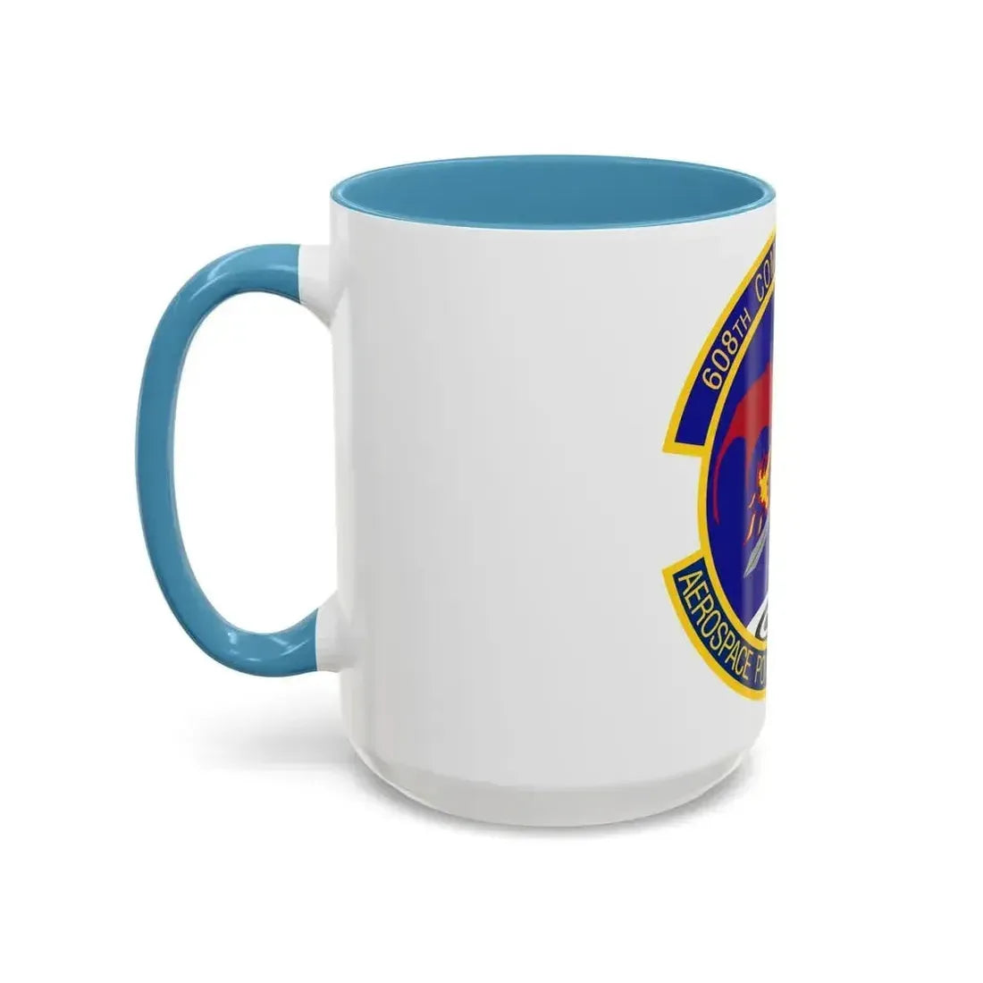 608th Combat Plans Squadron (U.S. Air Force) Accent Coffee Mug - Go Mug Yourself