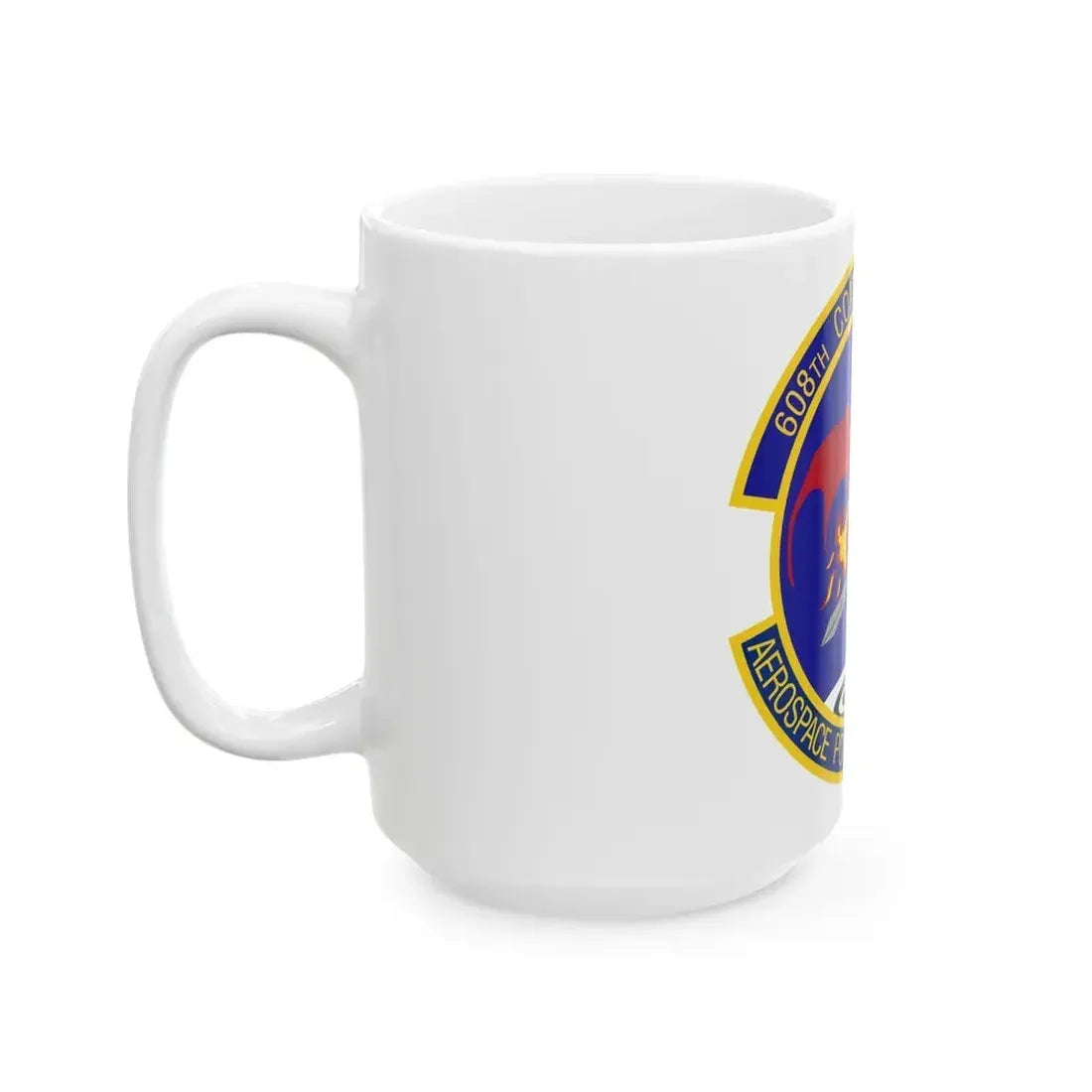 608th Combat Plans Squadron (U.S. Air Force) White Coffee Mug - Go Mug Yourself