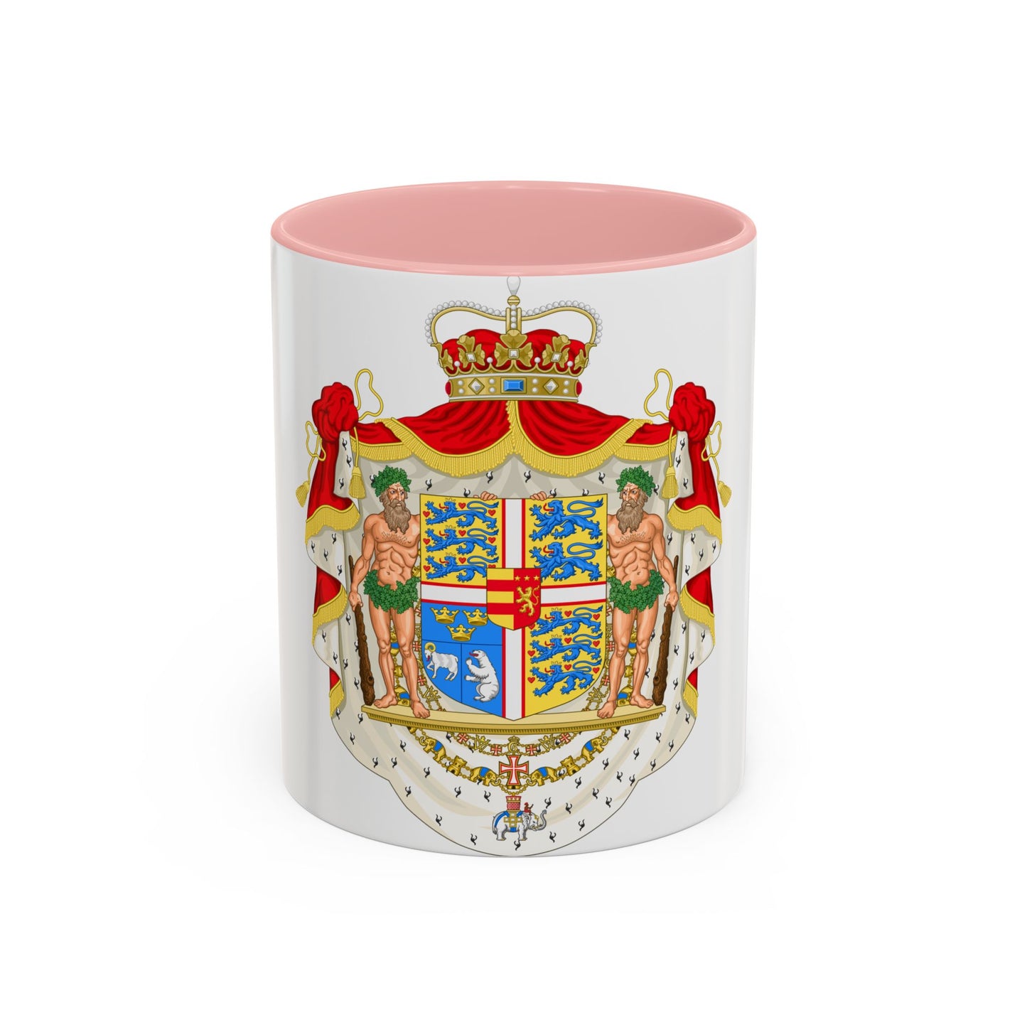 Coat of arms of Joachim, Prince of Denmark - Accent Coffee Mug