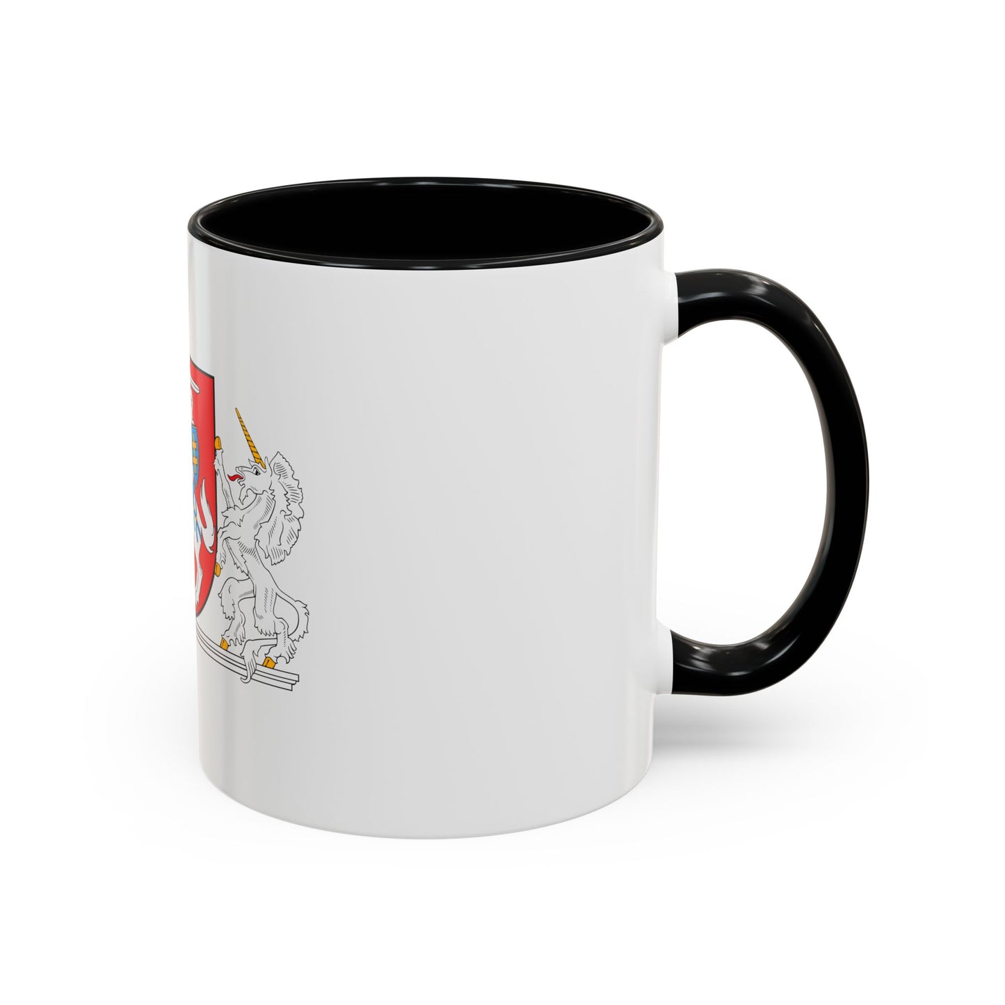 Coat of arms of the President of Lithuania - Accent Coffee Mug