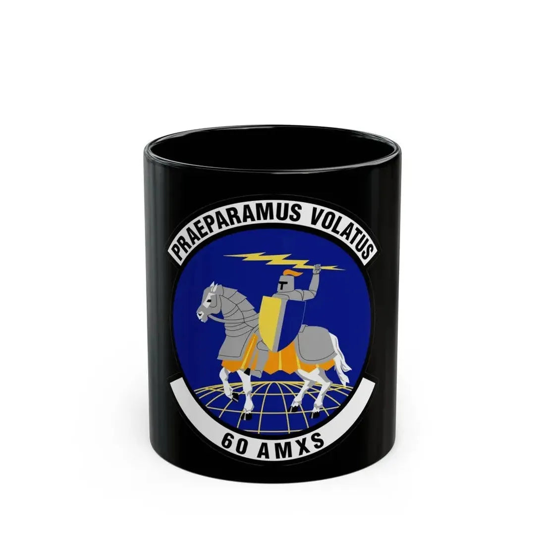 60th Aircraft Maintenance Squadron (U.S. Air Force) Black Coffee Mug 11oz - Go Mug Yourself