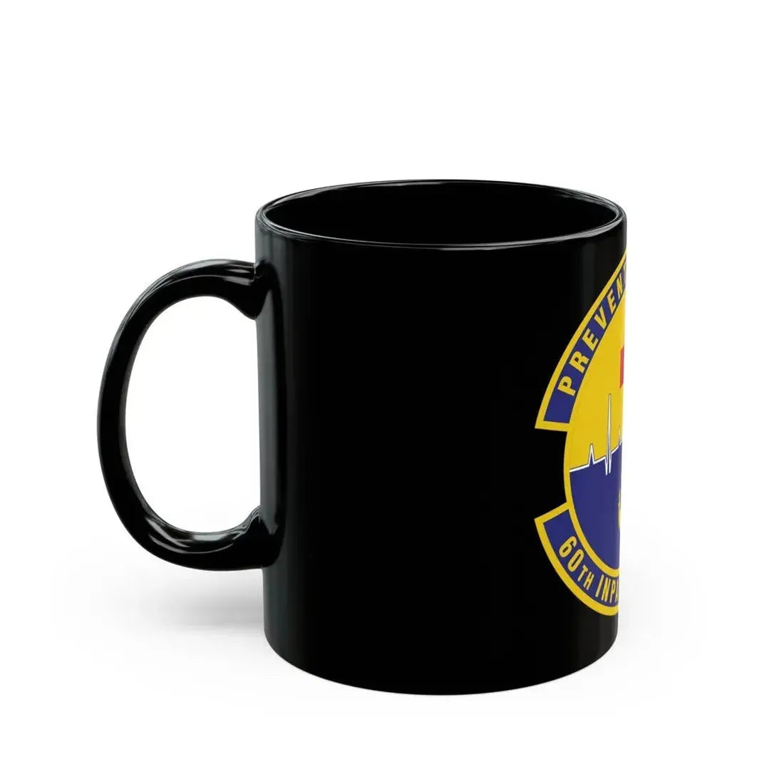 60th Inpatient Operations Squadron (U.S. Air Force) Black Coffee Mug - Go Mug Yourself