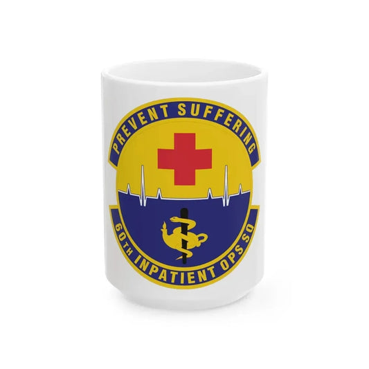 60th Inpatient Operations Squadron (U.S. Air Force) White Coffee Mug 15oz - Go Mug Yourself
