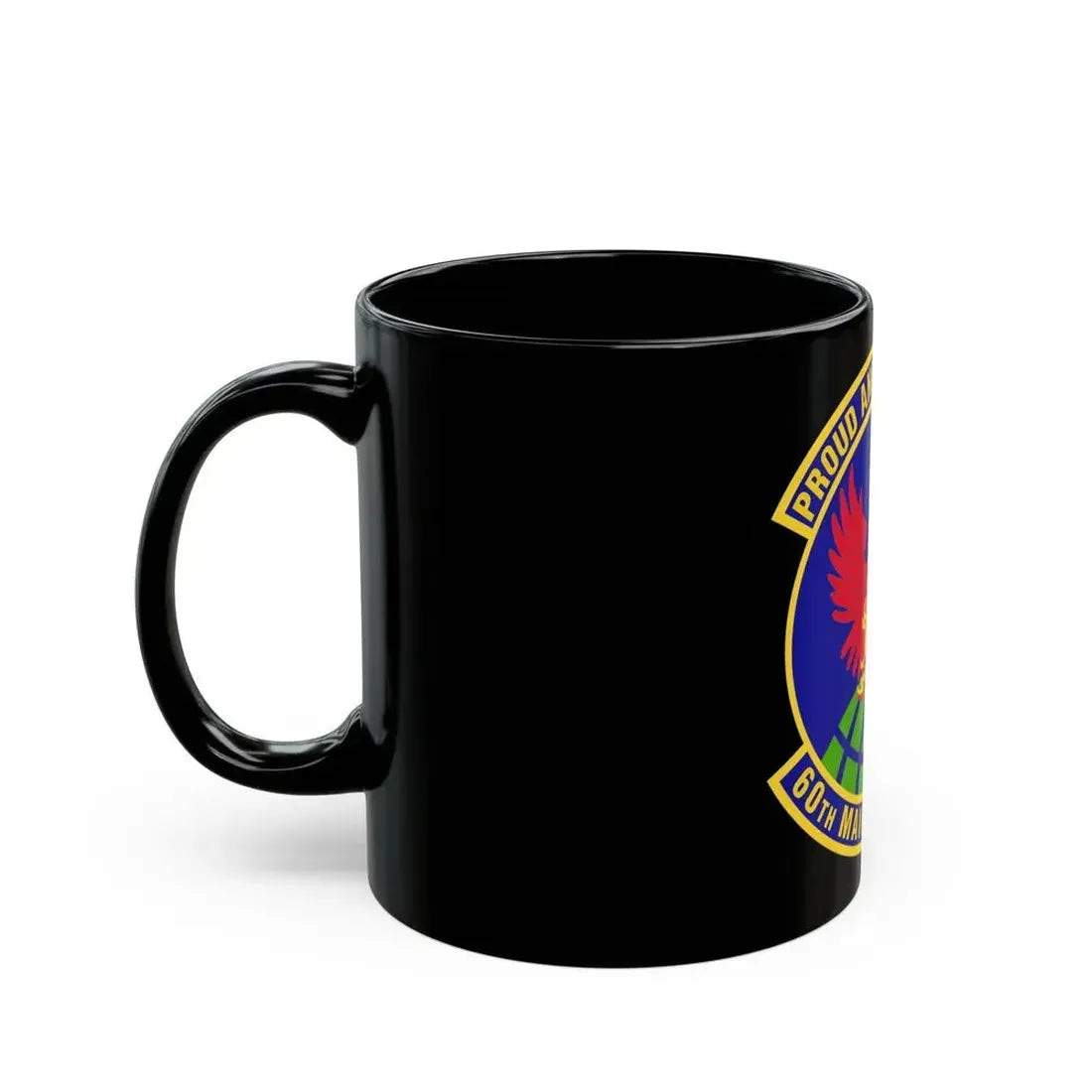 60th Maintenance Squadron (U.S. Air Force) Black Coffee Mug - Go Mug Yourself