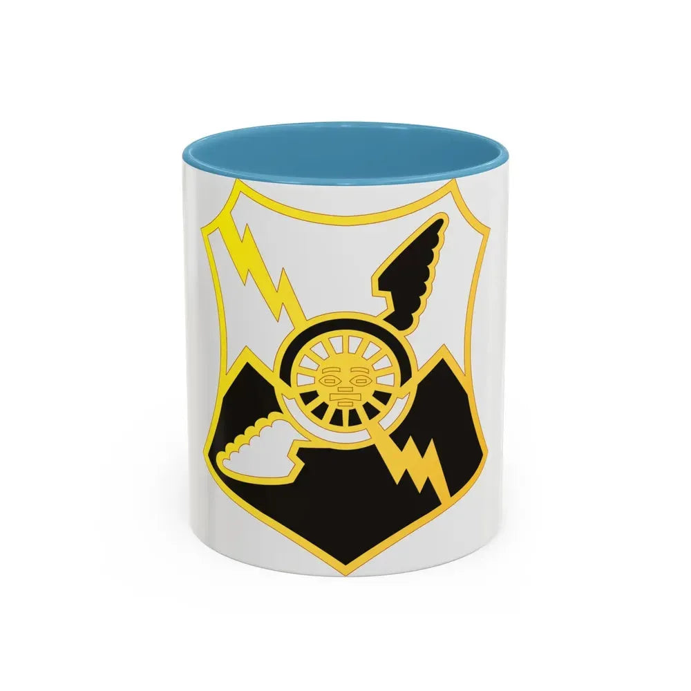 61 Air Defense Artillery Regiment (U.S. Army) Accent Coffee Mug 11oz Light Blue - Go Mug Yourself